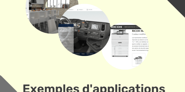 Exemples d'applications CPQ